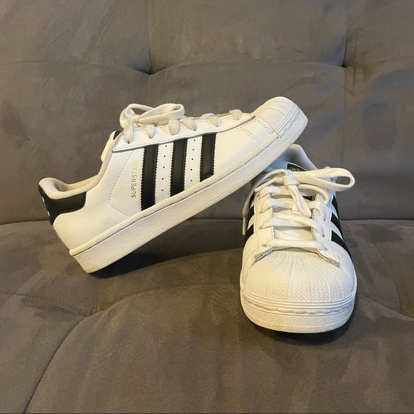 adidas Shoes - Adidas Original's Womens Superstar Sneaker Shoe C77153 Cloud White Size 7
